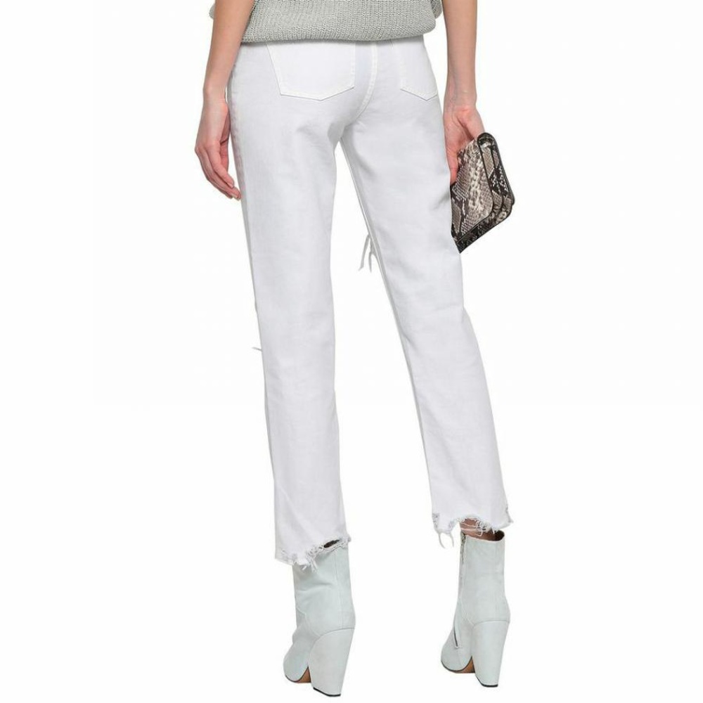 IRO EDWIN DISTRESSED HIGH RISE JEANS - Picture 2 of 3